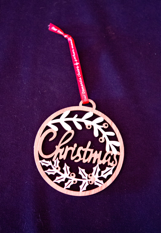 Christmas Wooden Hanging Tree Ornament
