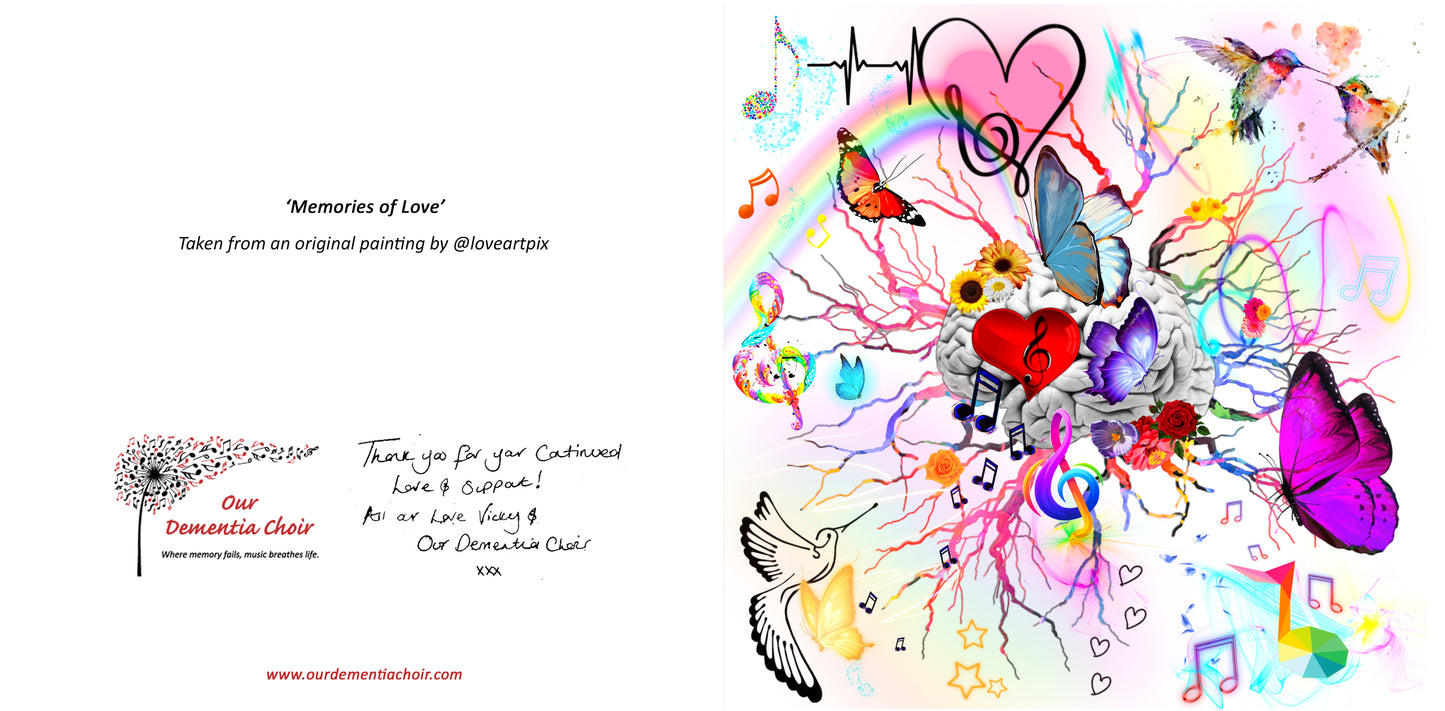 Greetings Card 'Memories of Love'