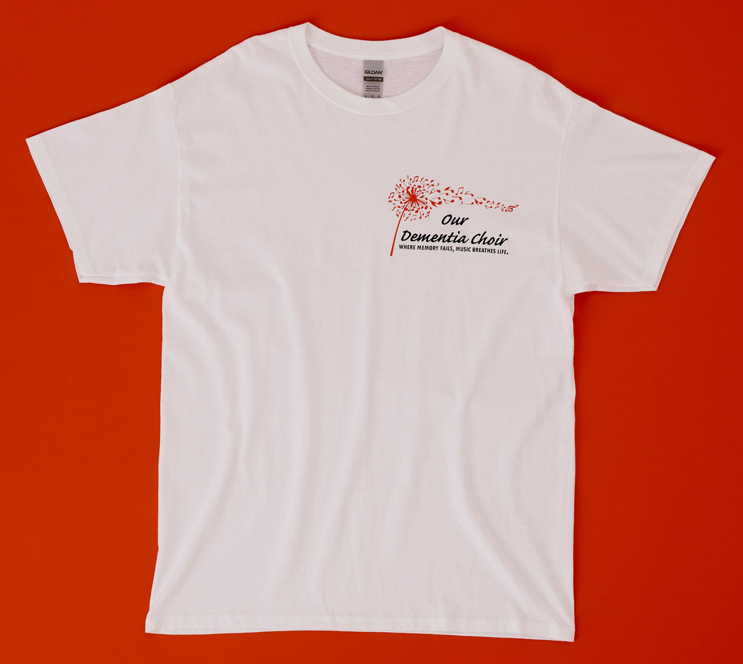 Clothing- White Short Sleeved T Shirt with Small Logo